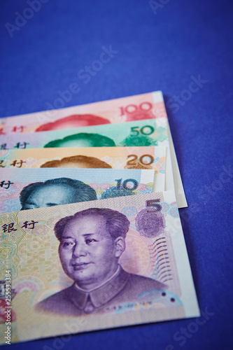 Chinese yuan banknotes  photo