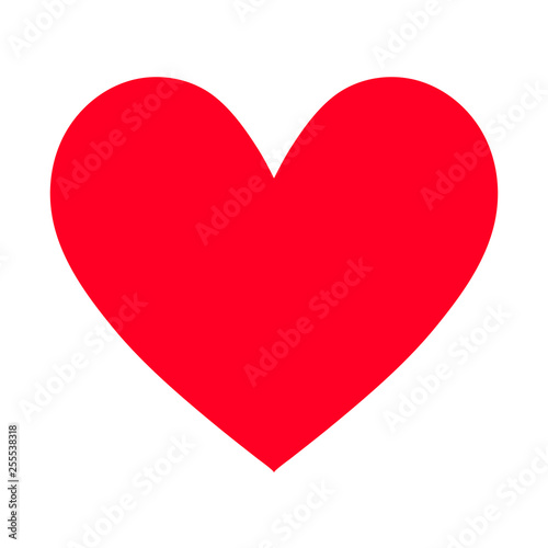 Heart icon isoleated on white background. Heart icon vector.