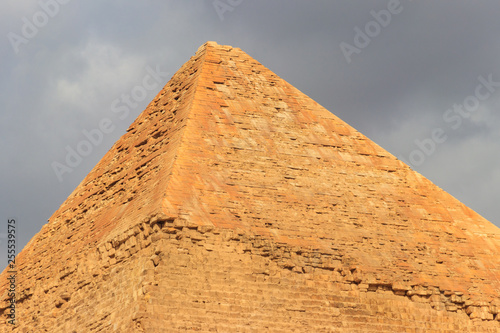 Pyramid of Khafre or of Chephren is the second-tallest and second-largest of the Ancient Egyptian Pyramids of Giza