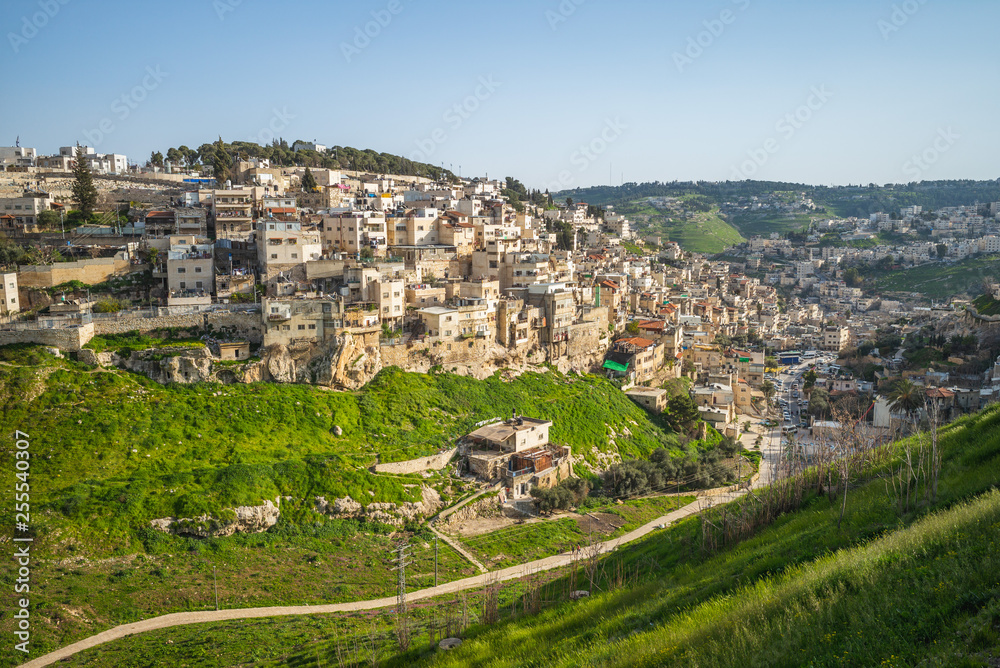 cityscape of old city in jerusalem, israel