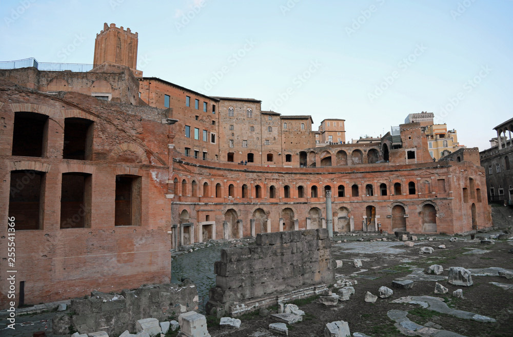 Ancient Buildings of Trajan s Market in Rome