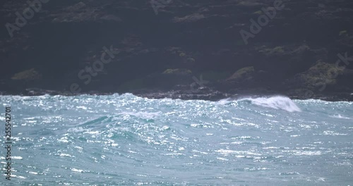 Waves Rolling in on the East Shore of Oahu