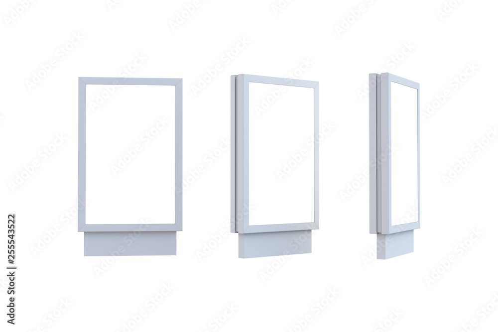 Empty Blank Billboard for Advertisement Mockup Empty Blank Billboard for Advertisement Mockup