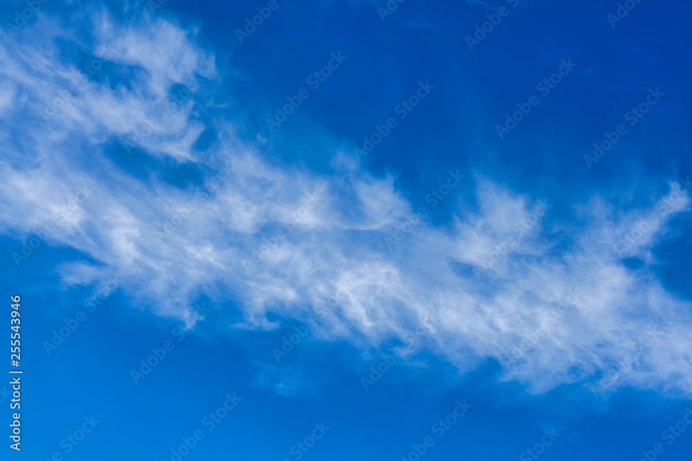 Cloudscape background of a cirrus cloud Cloudscape background of a cirrus cloud
