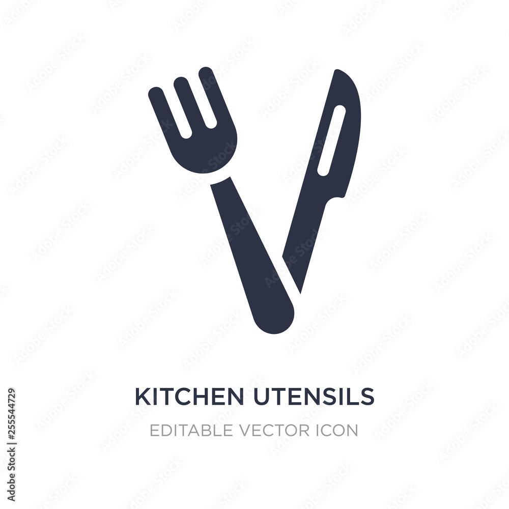 kitchen utensils icon on white background. Simple element illustration from Tools and utensils concept. kitchen utensils icon on white background. Simple element illustration from Tools and utensils concept.