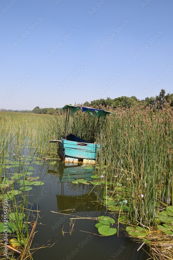 Fischerboote im seichten Wasser Fischerboote im seichten Wasser
