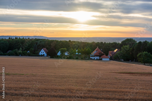 The landscape of Low Saxony in Germany
