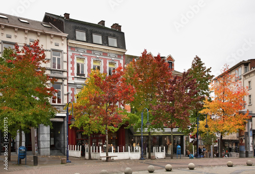 Charles II square in Charleroi. Belgium photo