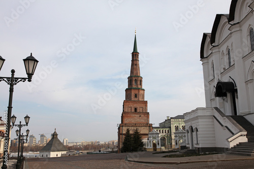 Foto Soyembika Tower in Kazan Kremlin, Tatarstan republic. Russia