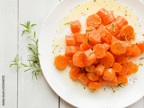 Warm carrot salad photo