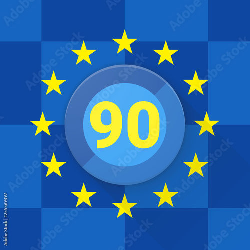 Cchengen calculator 90 days Adaptive icon Material Design illustration