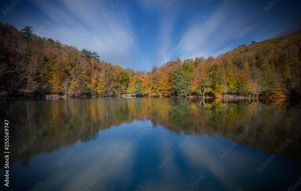 Autumn at Yedigoller National park, grand lake