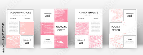 Cover page design template. Business brochure layo