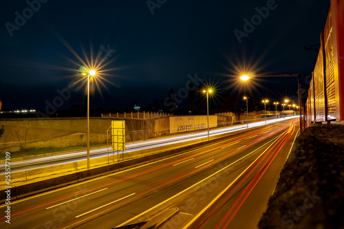 Donauuferautobahn @ Night