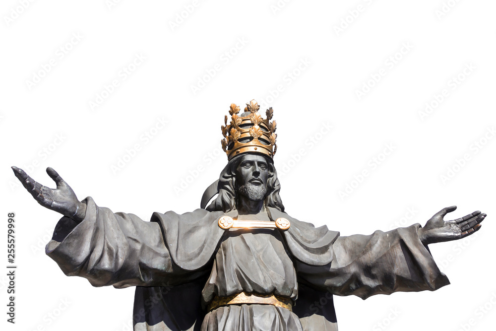 Pauline monastery in Poland. St. Mary's Sanctuary in Czestochowa. Important place of pilgrimage in Poland. Sculpture of Jesus in Jasna Gora.