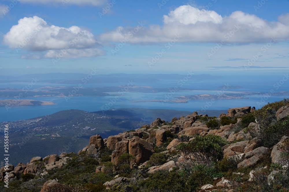 view of coastline in tasmania