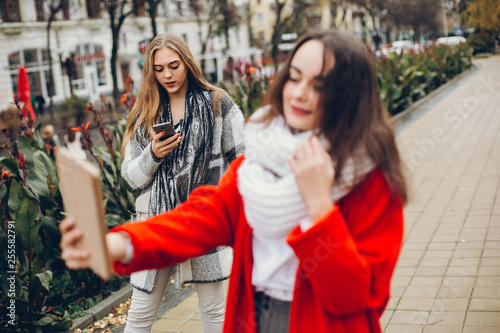 girls with tablet © hetmanstock2