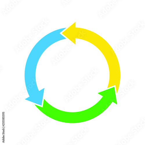 Circle arrows infographic template pie charts Free Download Circle arrows infographic template pie charts - GFXLoad