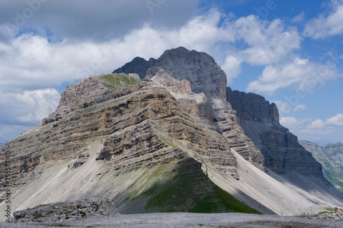 The Dolomites in Modonna di Campiglio, Italy. Summer mountain scene. photo