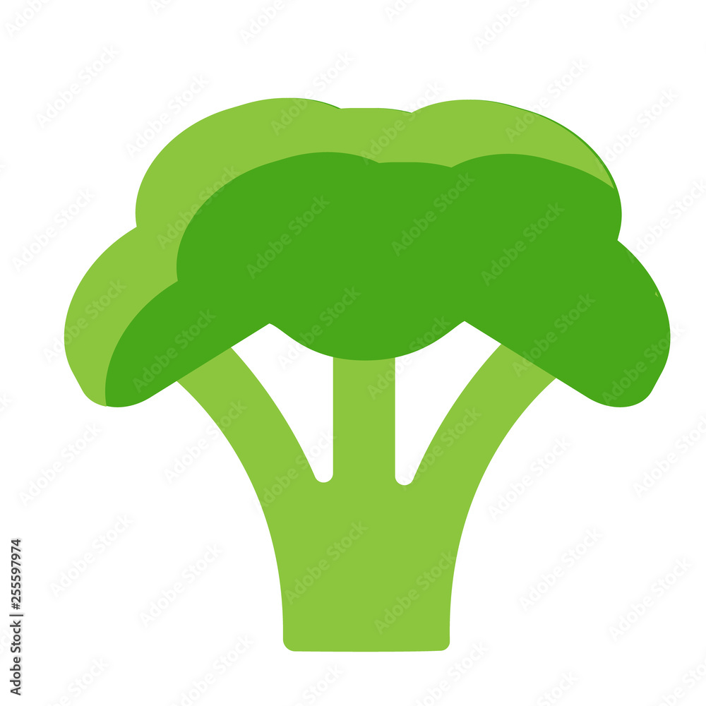 broccoli simple art geometric illustration broccoli simple art geometric illustration