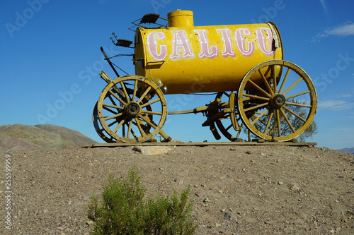 calico old horse carriage photo