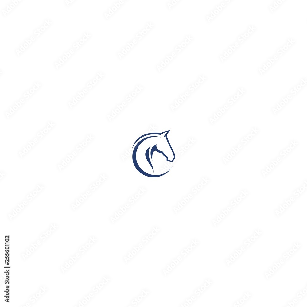 Obraz premium logo horse abstract