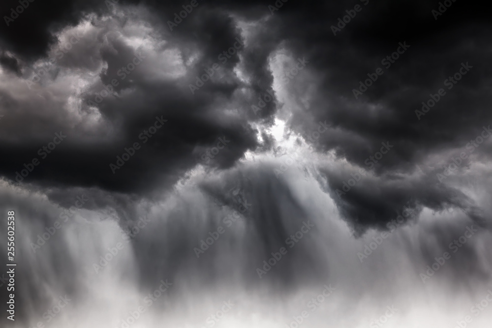 Fototapeta premium Severe Rain Background