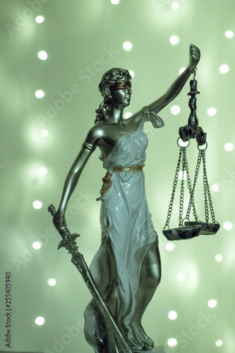Goddess of justice representative of the law © gemaibarra