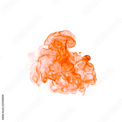 Fire flame isolated on a white background.