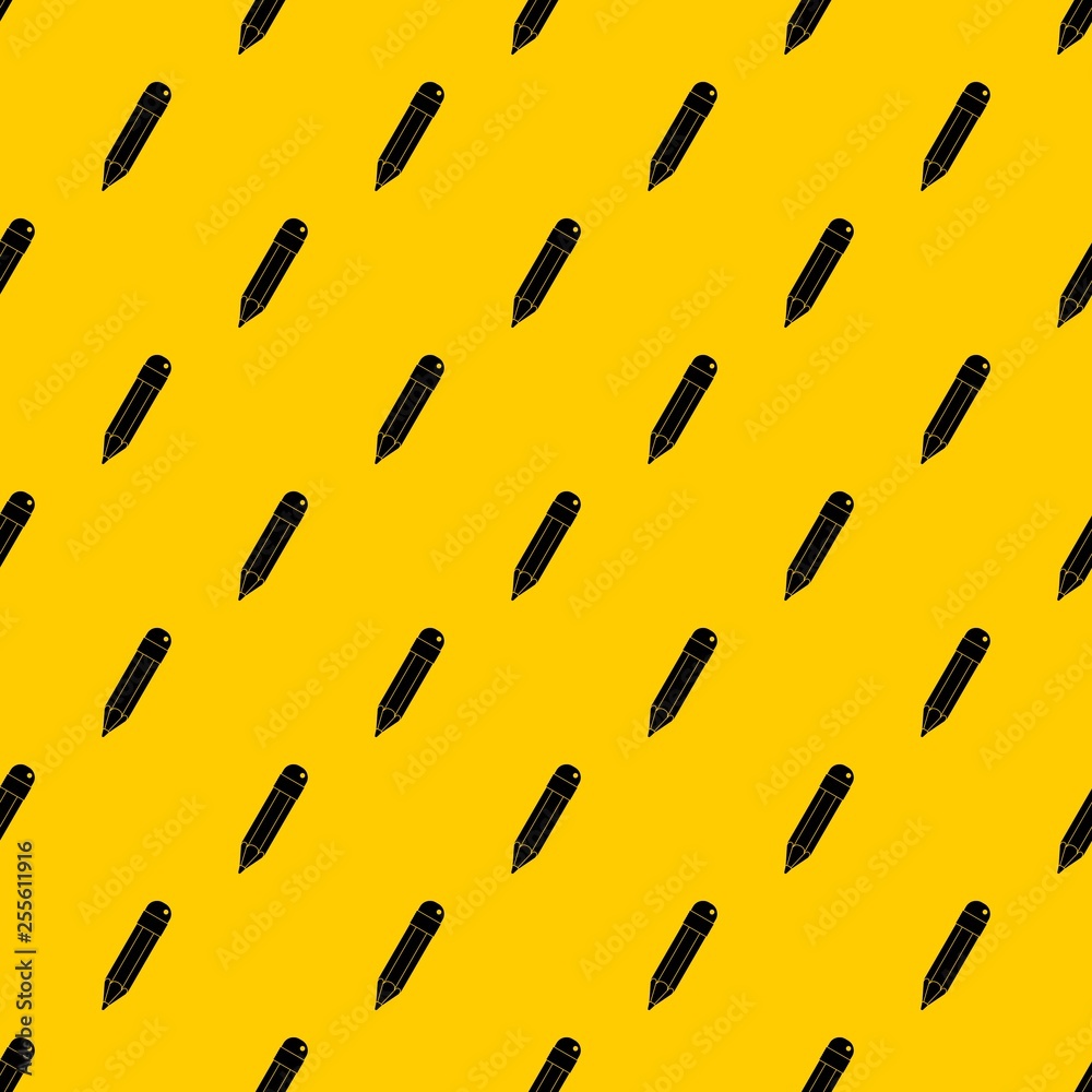 Pencil pattern seamless vector repeat geometric yellow for any design Pencil pattern seamless vector repeat geometric yellow for any design