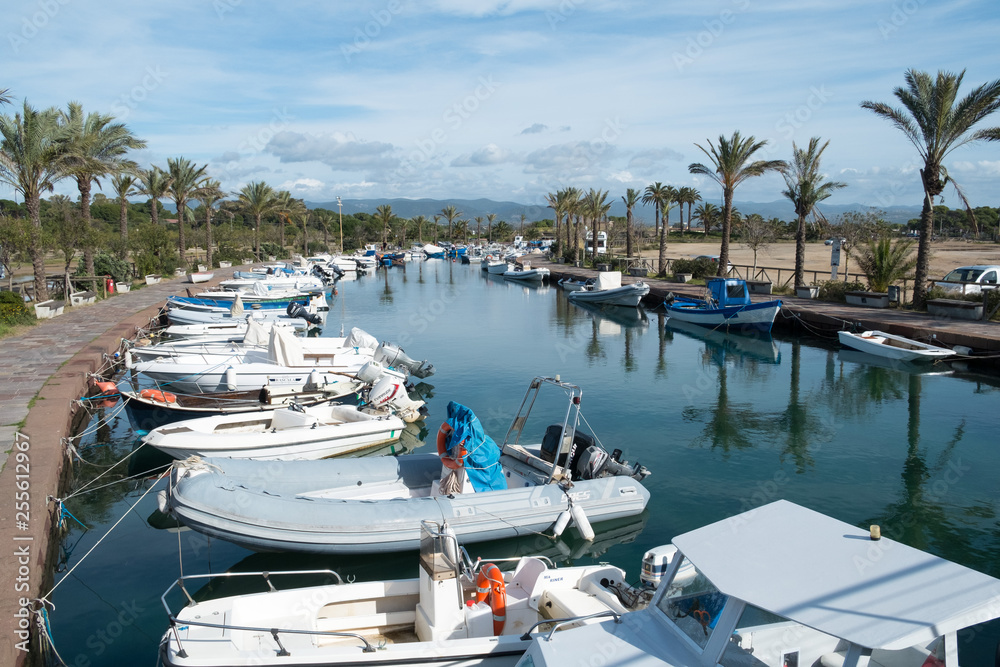 Obraz premium Porto turistico porto pino sant'anna arresi sardegna