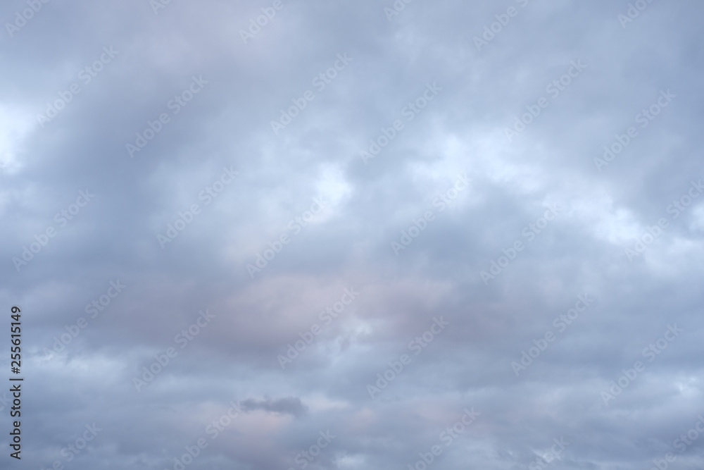 Evening Sky with clouds