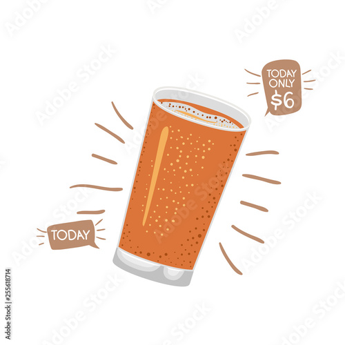 glass with beer isolated icon