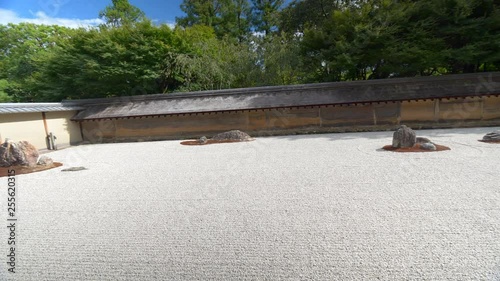 Wallpaper Mural Zen Rock Garden In Ryoan-Ji Temple, Kyoto, Japan. Torontodigital.ca