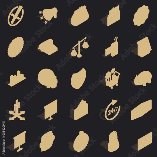 Coffers icons set. Simple set of 25 coffers vector icons for web for any design
