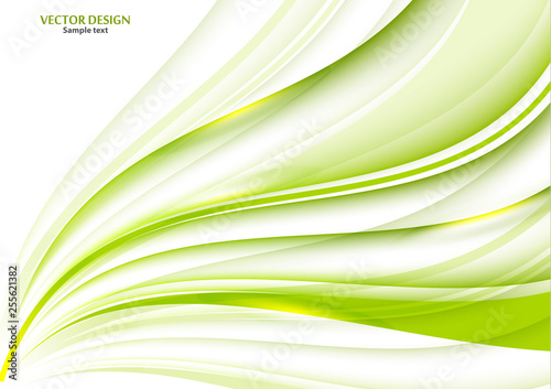 Wallpaper Mural Wavy stripes Trendy curve line background. Abstract background with wavy lines. Torontodigital.ca