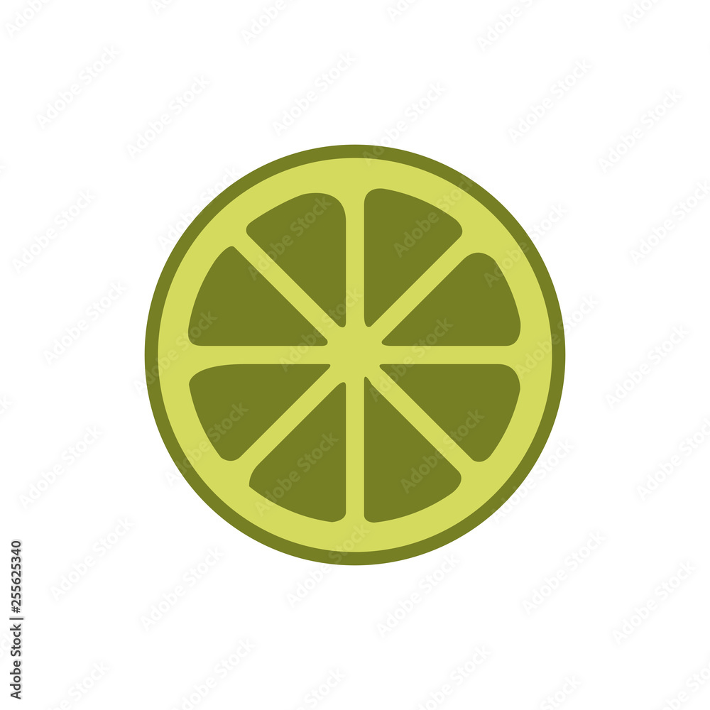 slice of lemon isolated icon slice of lemon isolated icon