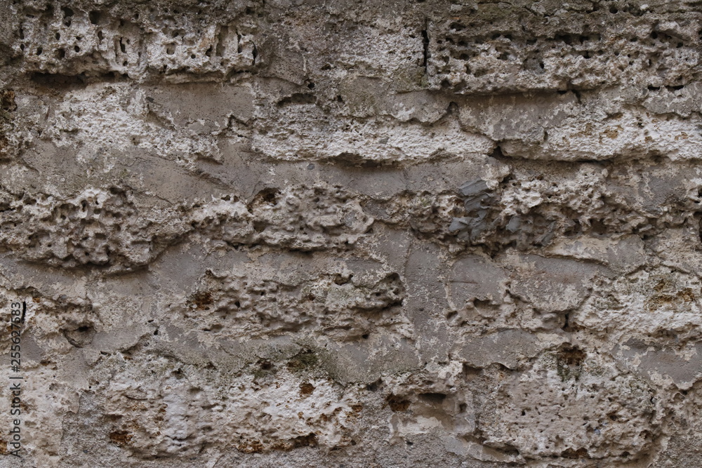 Stone wall texture.