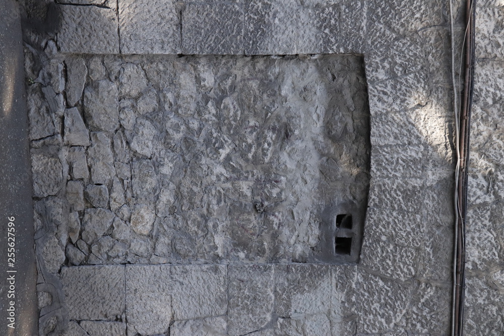 Naklejka premium Stone wall texture.