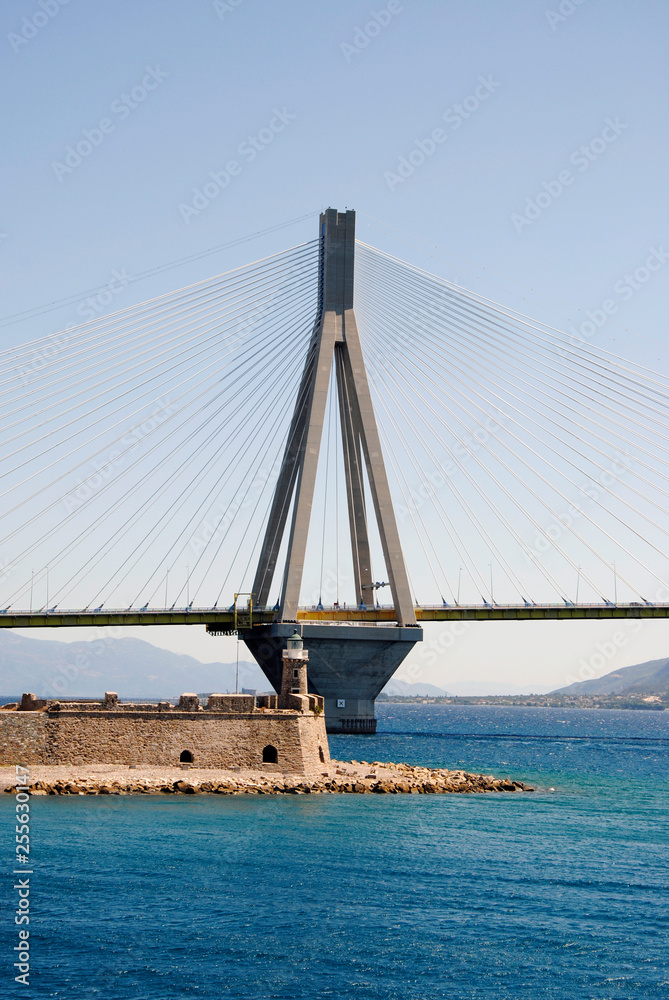 Obraz premium Rio Antirio Bridge, Greece