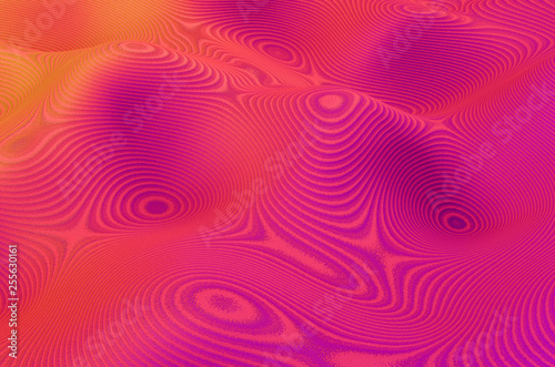 Abstract Wave Lines. Flow Gradient Abstract Background in Minimal Style. Abstract Cover with Movement Effect for Poster, Business Design.