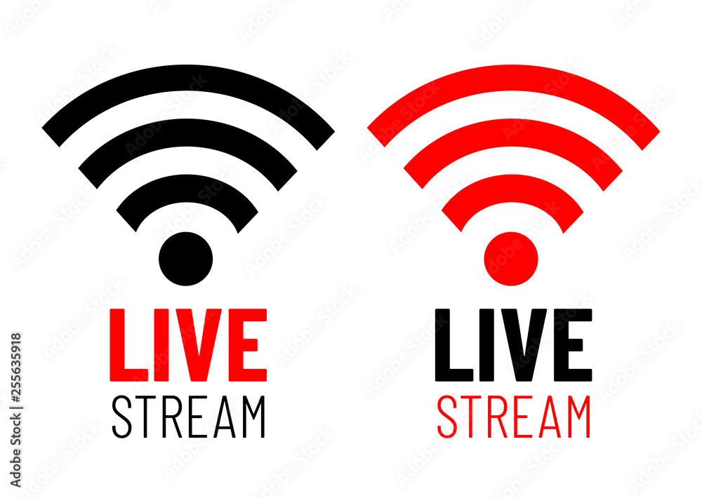 Live stream icon Live stream icon
