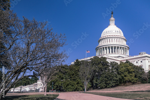 The United States Capitol Building on Capitol Hill in Washington DC, USA.