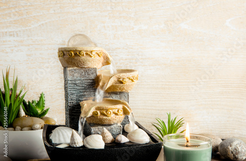 Photography Portable indoor fountain for good Feng Shui in home or office