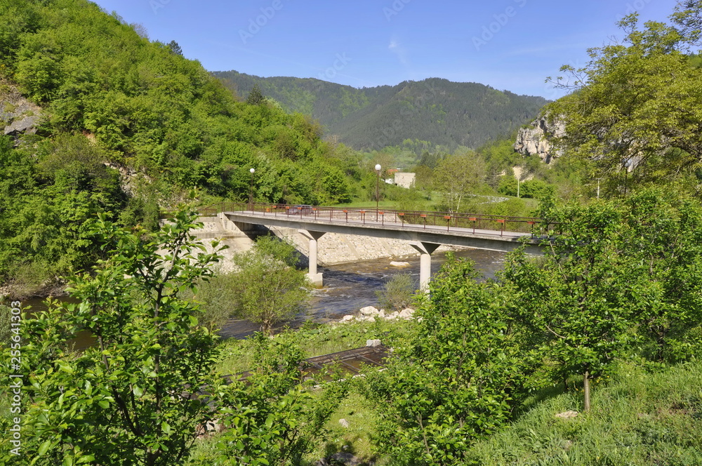 bridge over the river in bosnia