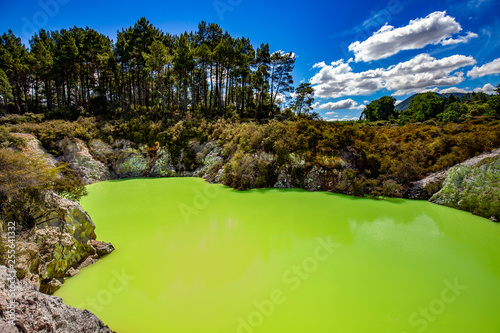 New Zealand, North Island. Rotorua, Wai-O-Tapu (