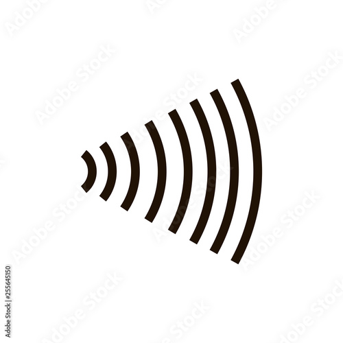 sound wave isolated icon