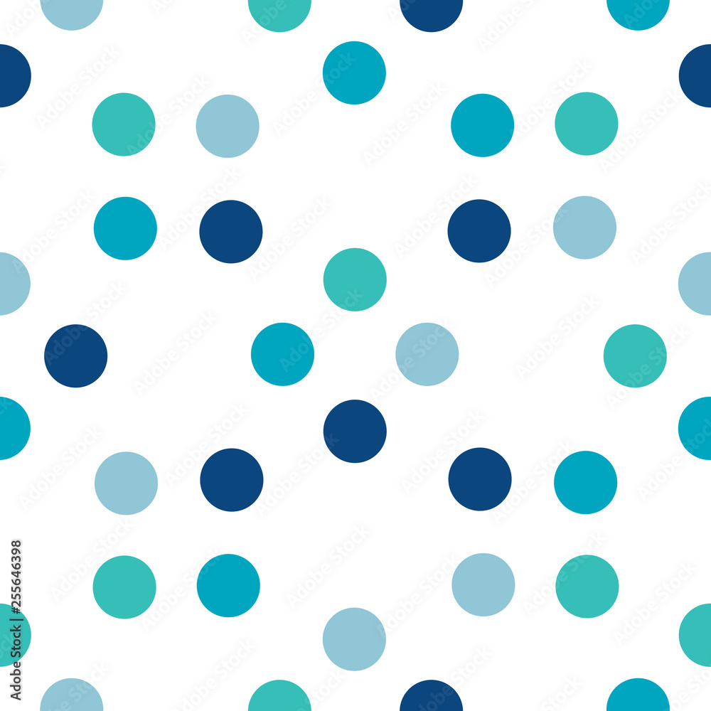 Seamless retro circle pattern. Dotted round seamless background, pattern, ornament for wrapping paper, fabric, textile, website, wallpaper, ets.