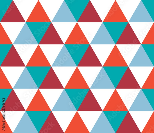 Seamless geometric pattern. Seamless abstract triangle geometrical background. Infinity geometric pattern. Vector illustration.