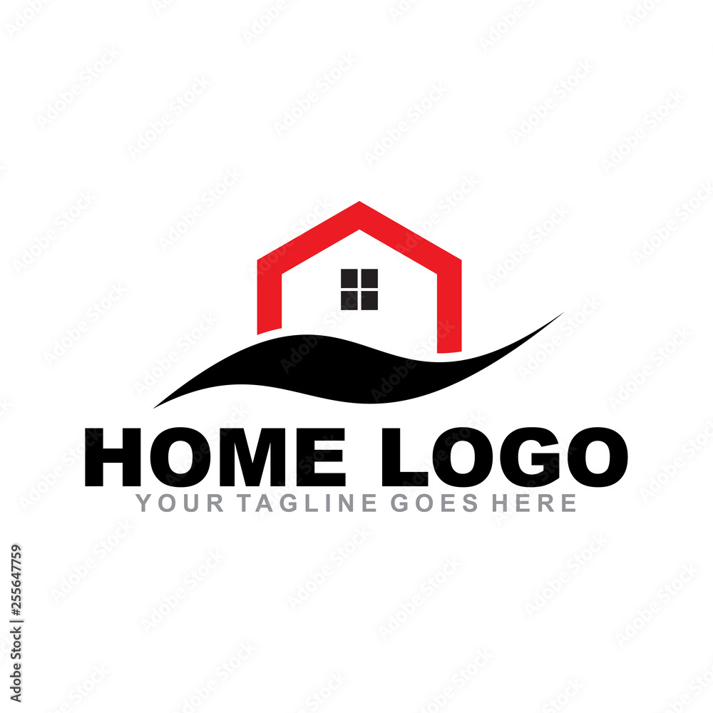 Fototapeta premium Home logo design vector template